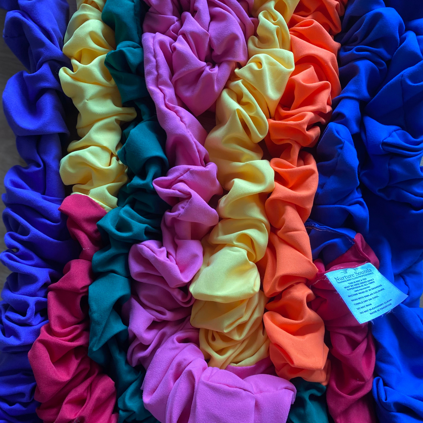 Rainbow Stretchy Scrunchy Band - 6 metres