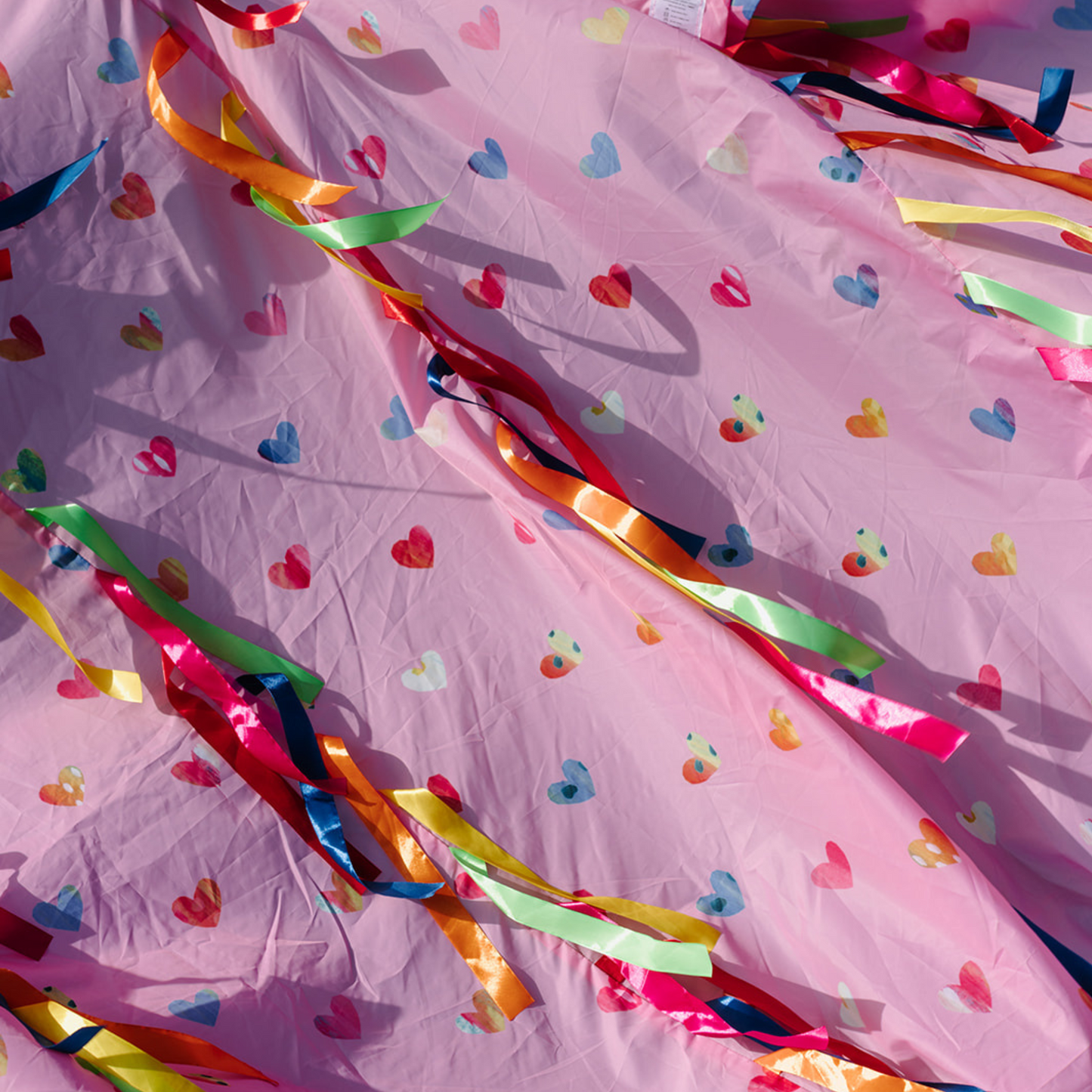 'Love' Pink Sensory Parachute with Ribbons (Returning December 2025)