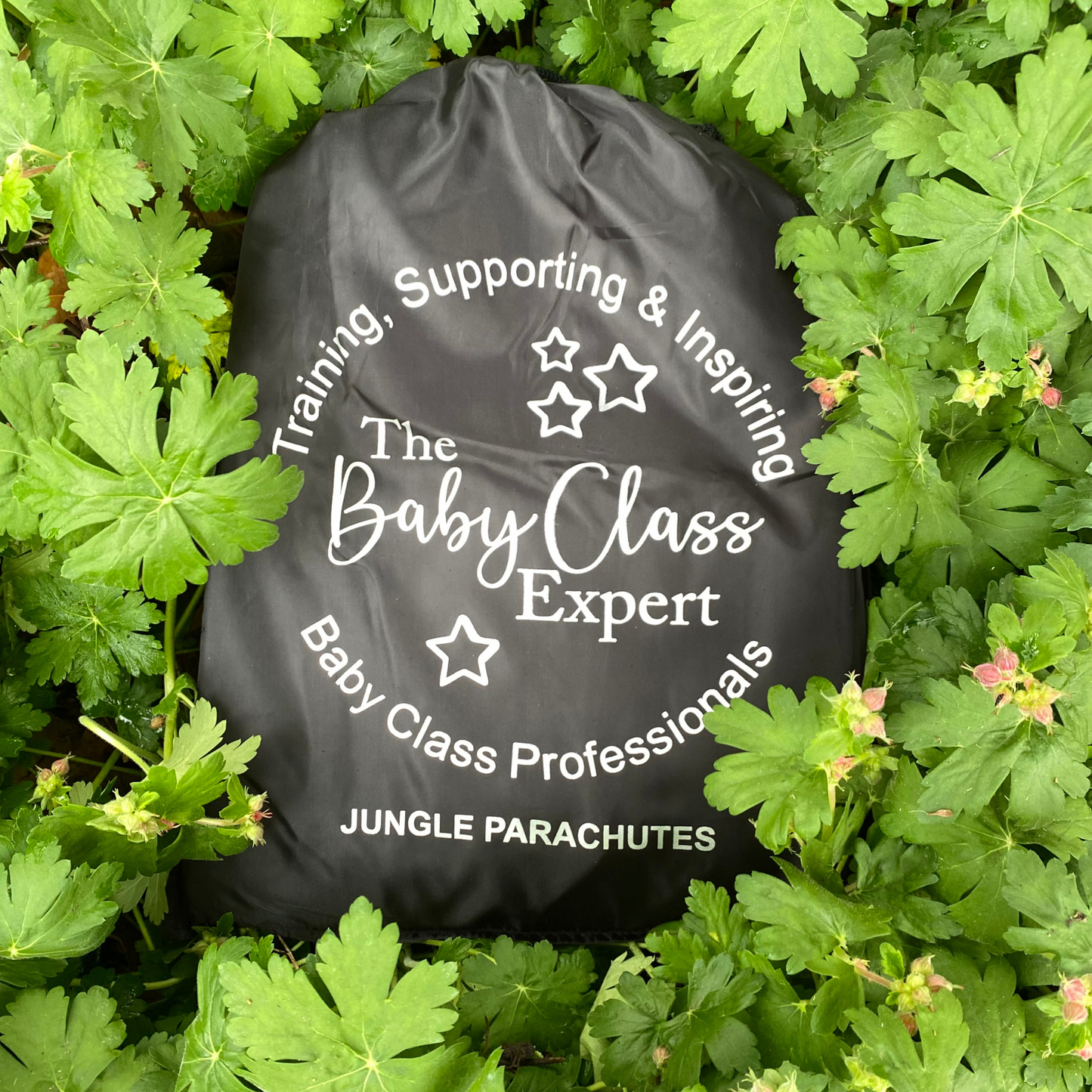 Black Baby Class Expert Storage Bag in green leaves