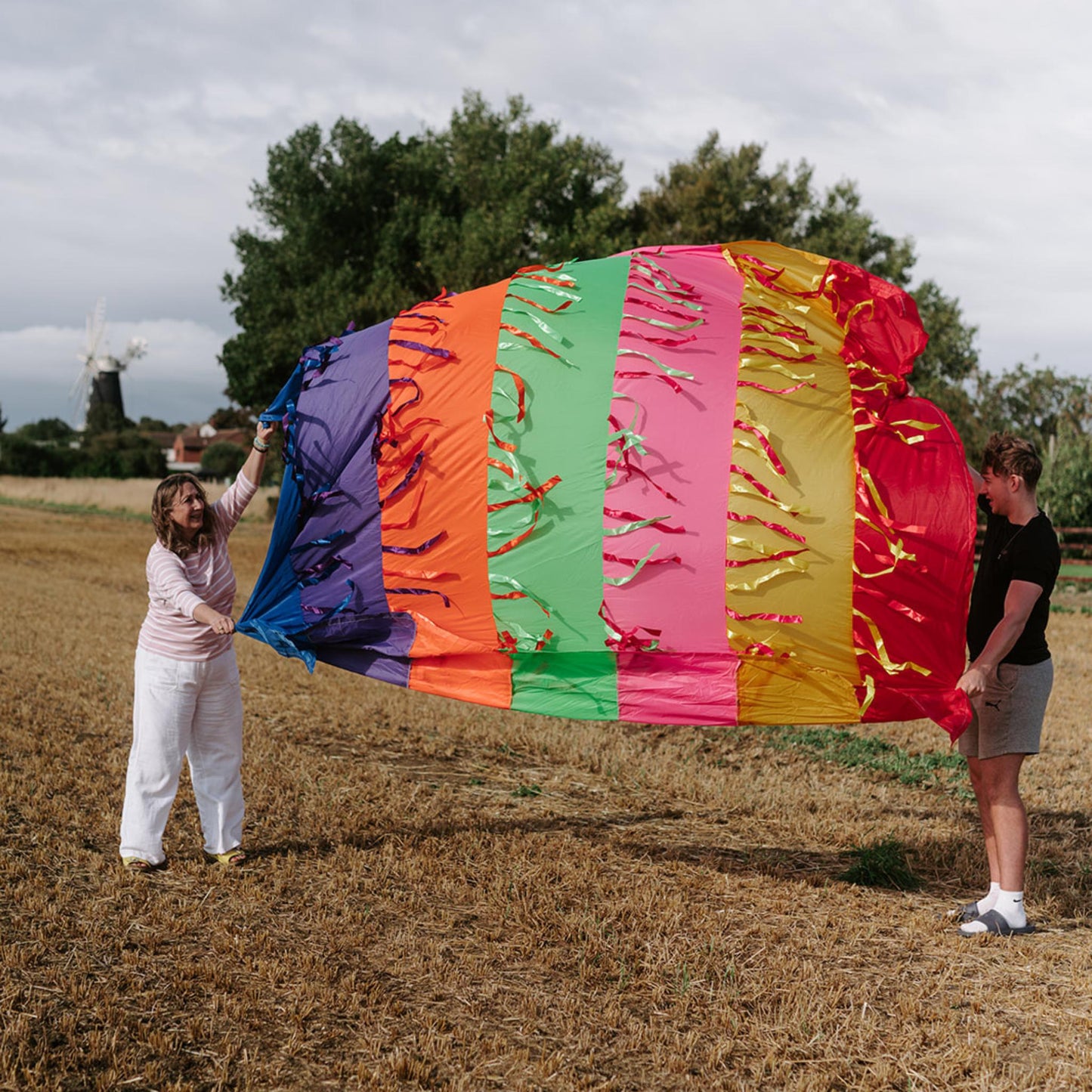 Rainbow Sensory Parachute