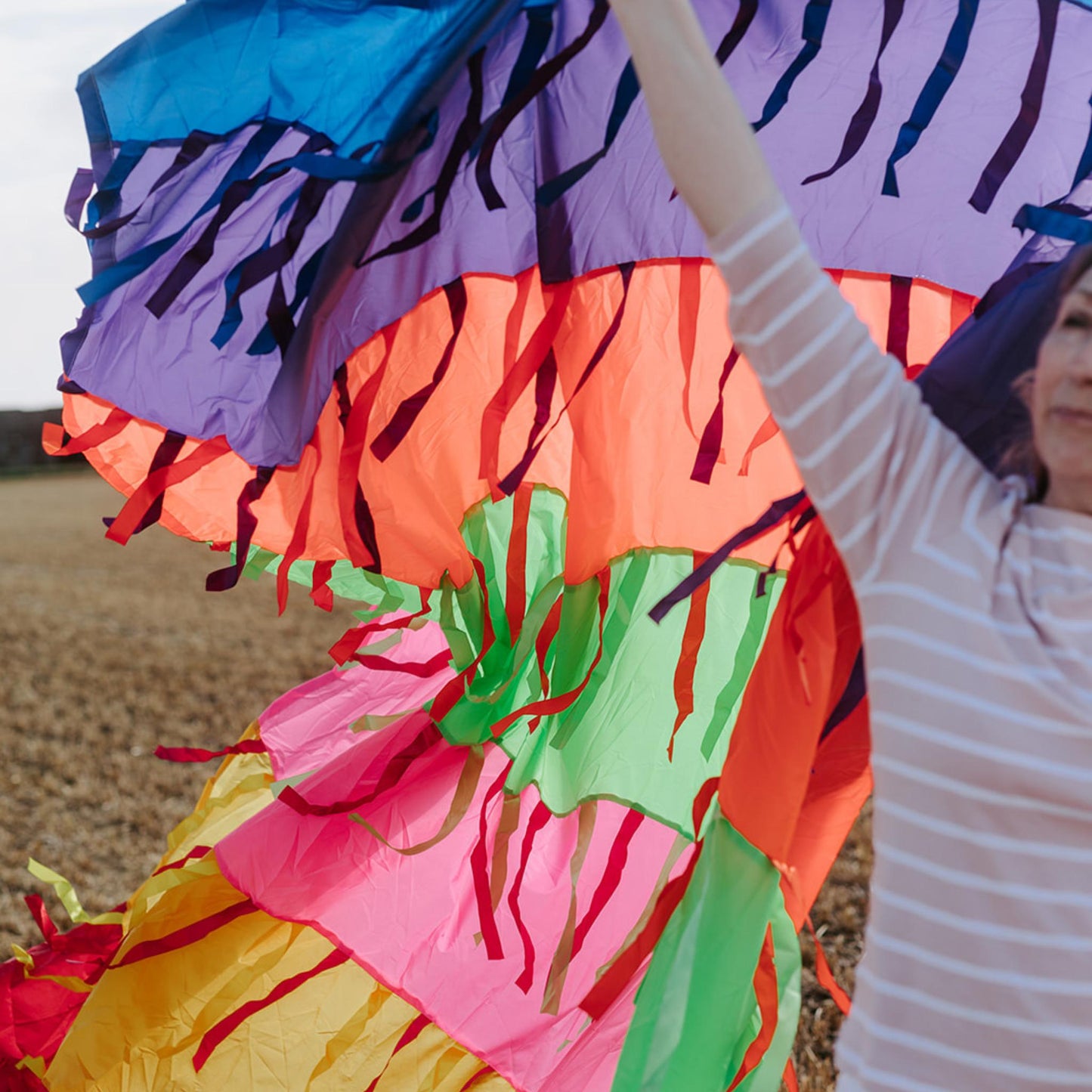 Rainbow Sensory Parachute